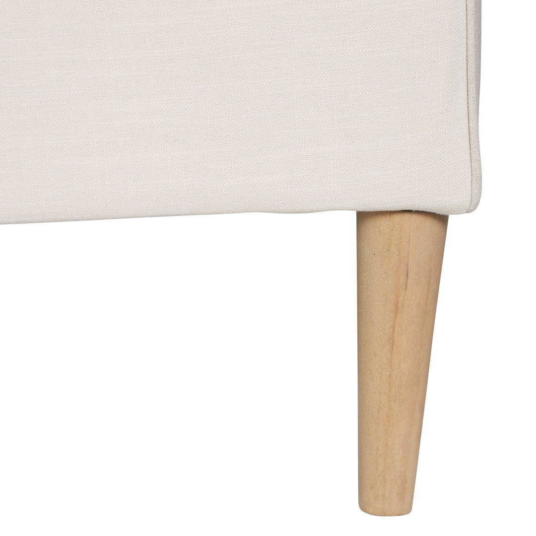 Nook Camden Ivory Bedhead / King By Canvas & Sasson