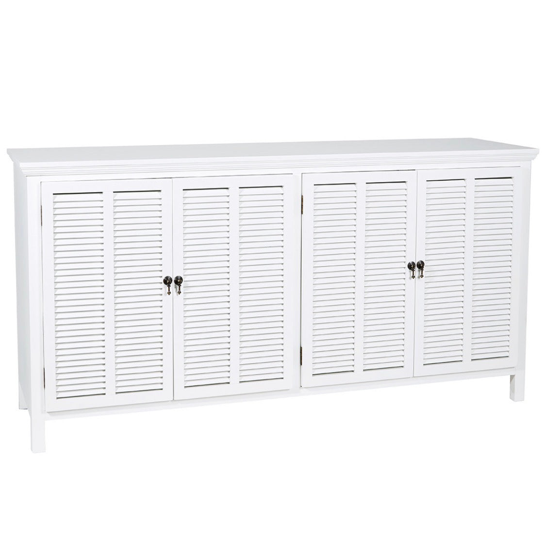 LOUVRE 4 DOOR BUFFET WHITE