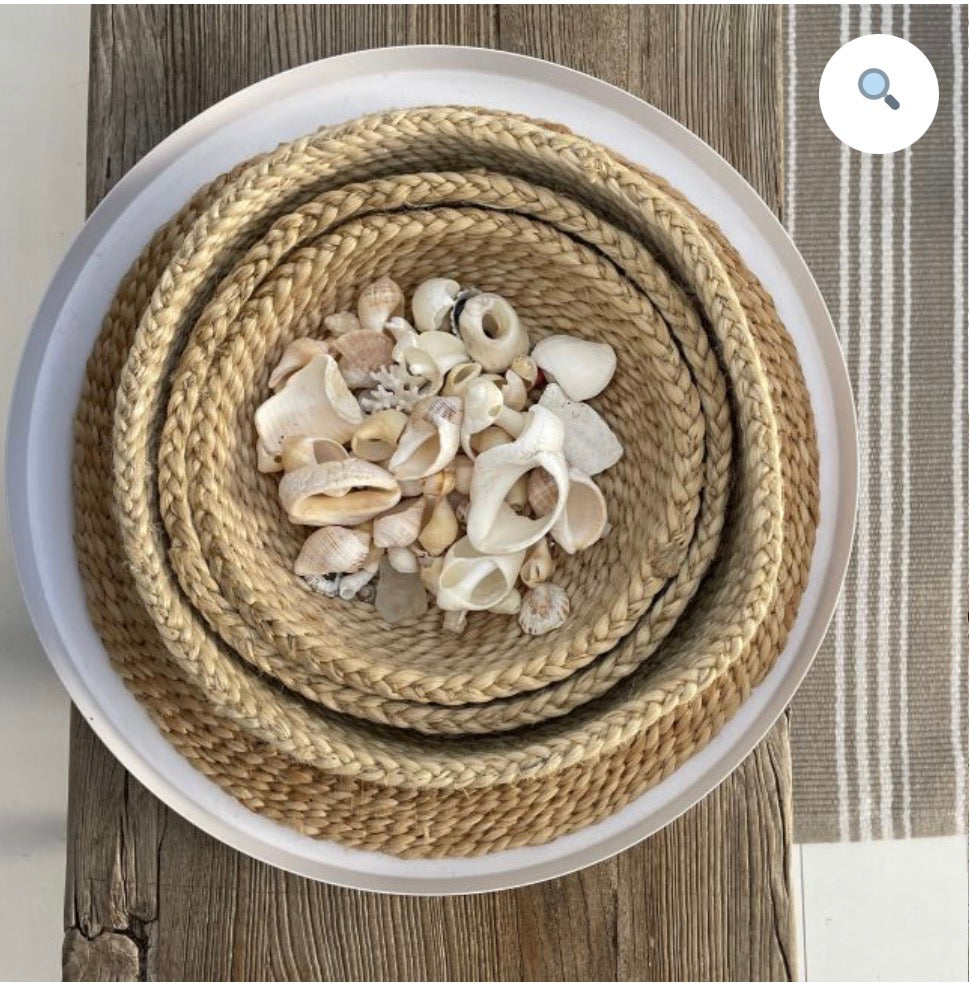 JUTE STORAGE BASKET ROUND SET OF 3 – NATURAL