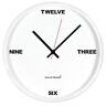 DAVIS & WADDELL WHITE CONTEMPO WALL CLOCK  - 31.2 X 31.2 X 5 CM BNIB