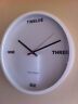 DAVIS & WADDELL WHITE CONTEMPO WALL CLOCK  - 31.2 X 31.2 X 5 CM BNIB