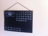 FRENCH CHIC METAL WALL CALENDER - 36.5 CM X 26 CM