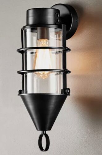 EASTWOOD OUTDOOR WALL LIGHT BLACK By Emac & Lawton RRP$550