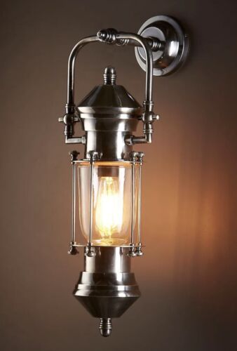 LISBON OUTDOOR WALL LIGHT ANTIQUE SILVER By Emac Lawton
