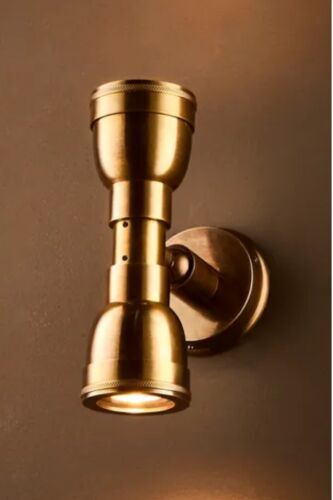 BAYPORT OUTDOOR WALL LIGHT ANTIQUE BRASS By Emac & Lawton