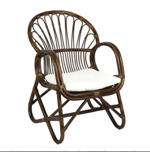 ALABAMA RATTAN CHAIR DARK ANTIQUE