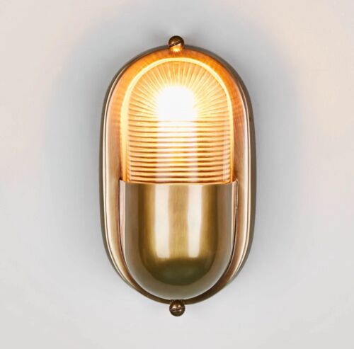 ANCHOR OUTDOOR WALL LIGHT BRASS By Emac & Lawton
