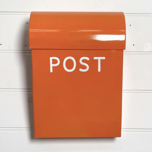 POST BOX – LARGE MAIL BOX - Orange 28 cm x 37 cm x 17 cm