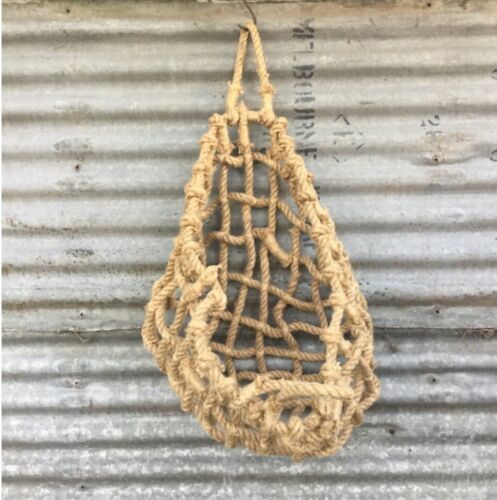HANDMADE JUTE ROPE BASKET (HANGING)