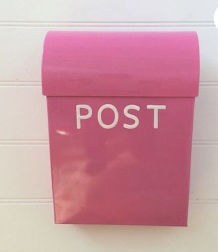 LOCKABLE POST BOX – LARGE MAIL BOX - Hot Pink   28 cm x 37 cm x 17 cm