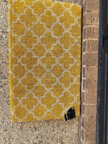 HIGH QUALITY Thick Doormat Mustard Yellow  -  45 X 75 X 4 CM Doormat Designs