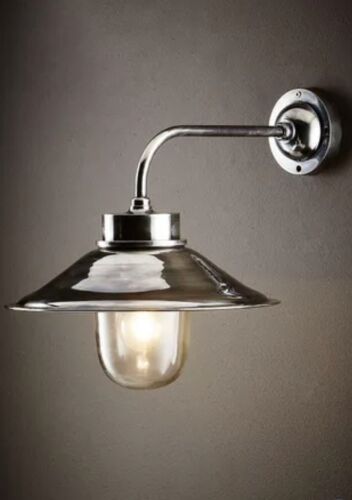 SANDHURST OUTDOOR WALL LIGHT ANTIQUE SILVER By Emac Lawton