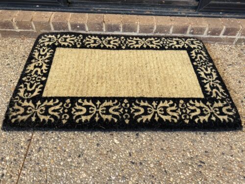 High Quality Thick Door Mat Black Border   45 X 75 X 4 CM Doormat Designs