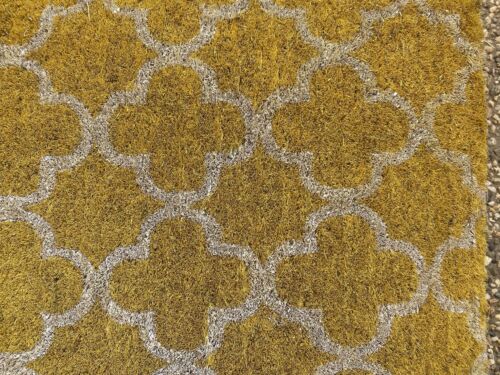 HIGH QUALITY Thick Doormat Mustard Yellow  -  45 X 75 X 4 CM Doormat Designs