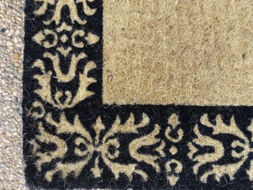 High Quality Thick Door Mat Black Border   45 X 75 X 4 CM Doormat Designs