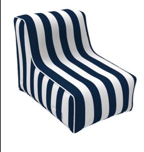 Inflatable outdoor lounge Blo Chair 90x60x70 Navy Stripe - great for beach
