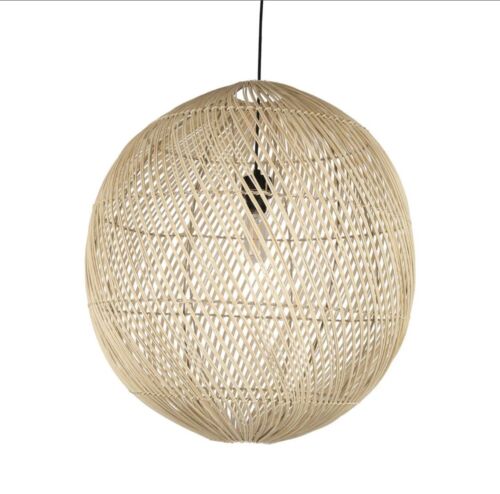 ASPEN CEILING PENDANT SHADE NATURAL By Emac & Lawton - 66 H x 64 W CM
