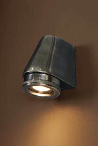 SEAMAN OUTDOOR WALL LIGHT ANTIQUE SILVER By Emac & Lawton