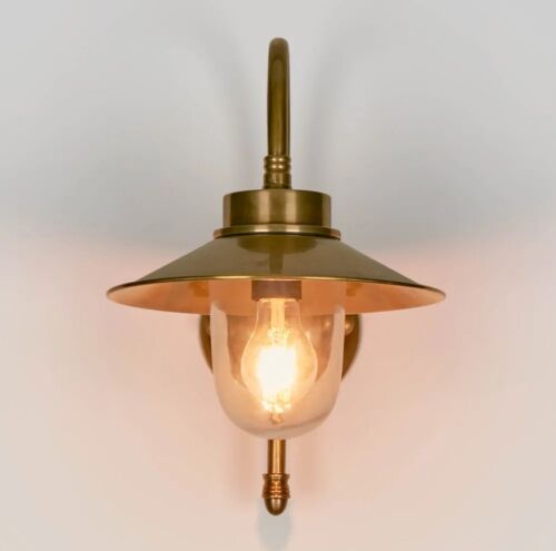 LEGACY OUTDOOR WALL LIGHT ANTIQUE BRASS By Emac & Lawton