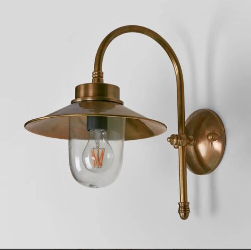 LEGACY OUTDOOR WALL LIGHT ANTIQUE BRASS By Emac & Lawton