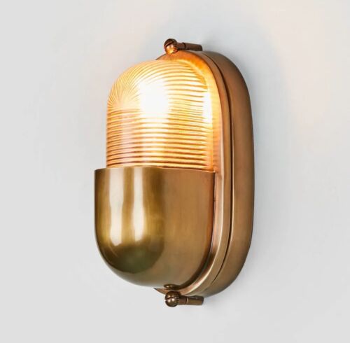 ANCHOR OUTDOOR WALL LIGHT BRASS By Emac & Lawton