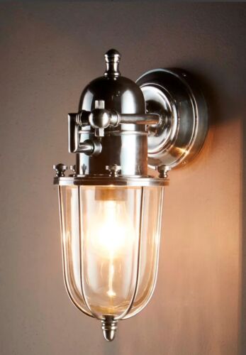 CHAPEL OUTDOOR WALL LIGHT OUTDOOR SILVER By Emac & Lawton