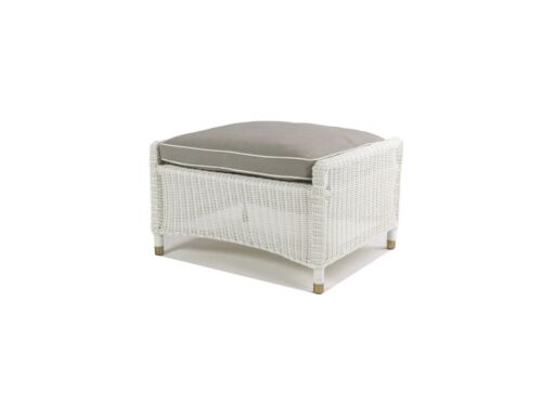 Sorrento Outdoor Footstool - White - Australian Designed
