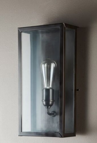GOODMAN OUTDOOR LIGHT WALL LIGHT BLACK -LARGE  By Emac & Lawton
