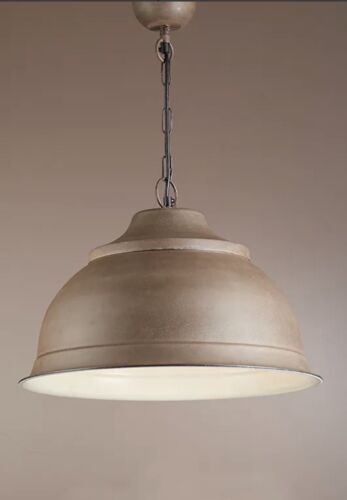 BRASSERIE OVERHEAD CEILING PENDANT LARGE RUST