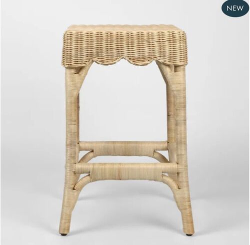 Belle Counter Stool Natural - Outdoor Undercover - 65 cm Height