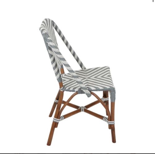 NORMANDY RATTAN DINING CHAIR GREY