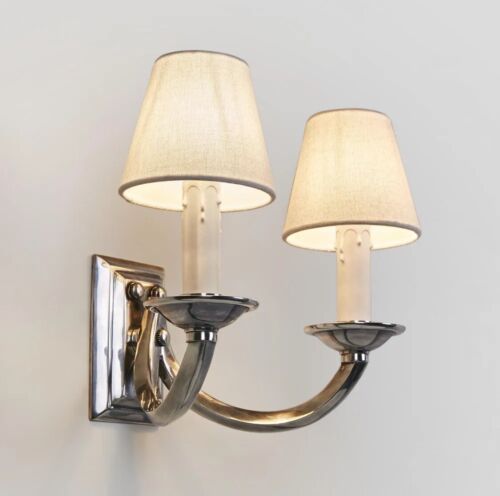 ELYSEE WALL LIGHT BASE ANTIQUE SILVER By Emac & Lawton (Base Only)