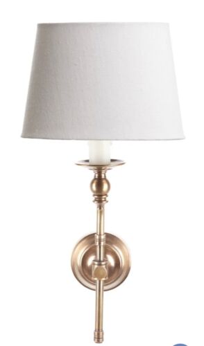 SOHO CURVED WALL LIGHT BASE ANTIQUE BRASS