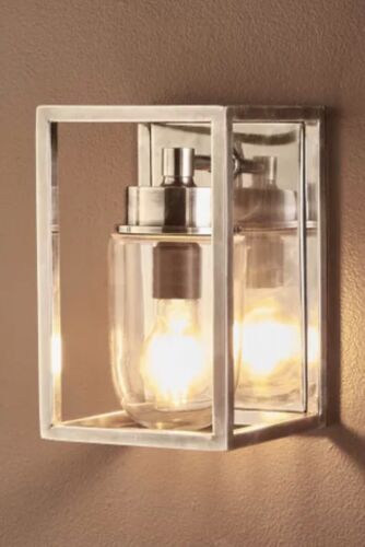 WELLINGTON OUTDOOR WALL LIGHT SILVER By Emac & Lawton