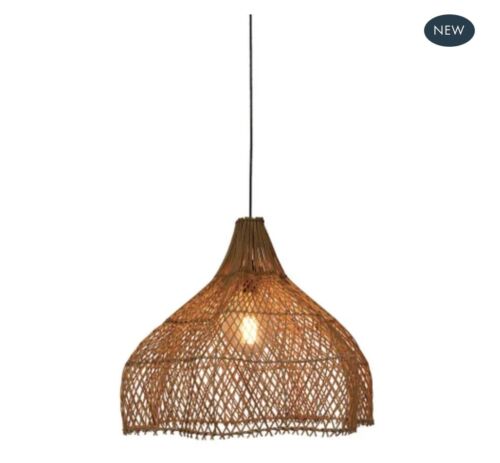 FONTUNA CEILING PENDANT SHADE NATURAL MEDIUM By Emac & Lawton  50 H x 60 W cm