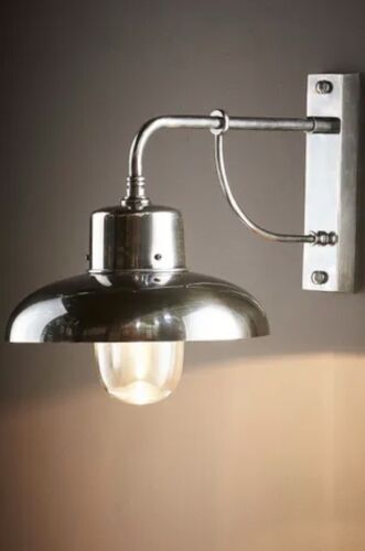 BRIDGEWATER OUTDOOR WALL LIGHT SILVER By Emac & Lawton