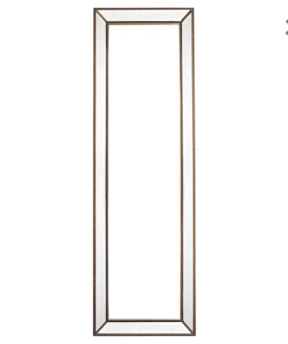 Zeta Cheval Mirror - Antique Gold - 155 cm Height - RRP $445.00