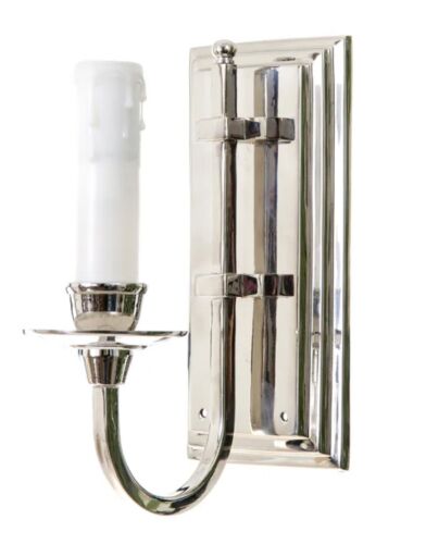 EAST BORNE WALL LIGHT BASE NICKEL By Emac & Lawton