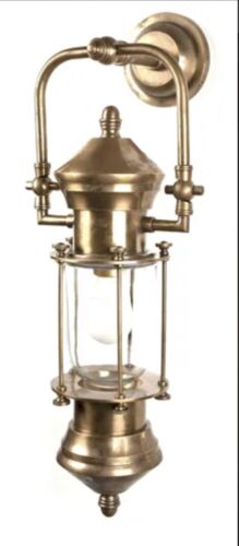 LISBON OUTDOOR WALL LIGHT ANTIQUE BRASS By Emac Lawton
