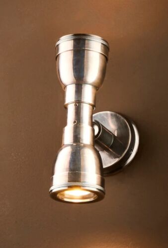 BAYPORT OUTDOOR WALL LIGHT ANTIQUE SILVER By Emac & Lawton