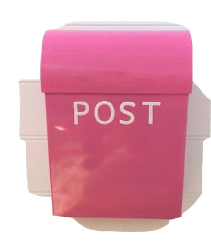 LOCKABLE POST BOX – LARGE MAIL BOX - Hot Pink   28 cm x 37 cm x 17 cm