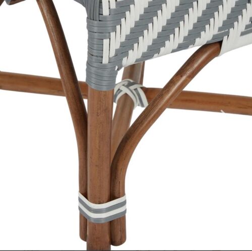 NORMANDY RATTAN DINING CHAIR GREY