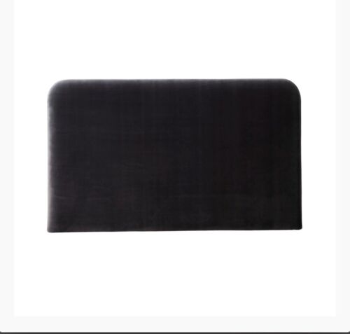 Fully upholstered Bianca Bedhead - Queen Plush Charcoal FREE DELIVERY MELBOURNE