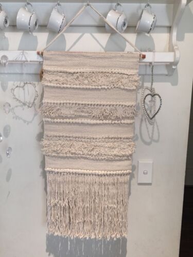 Boho Wall Decor Hanging Cream  80x40x0.5 cm