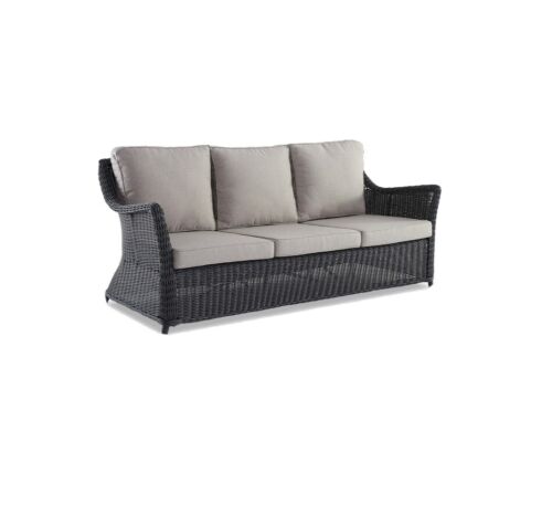 Avalon 3 Seater Outdoor Sofa - Anthracite - by Wisteria Design