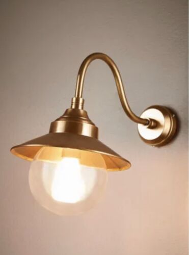 ZERMATT OUTDOOR WALL LIGHT ANTIQUE BRASS By Emac & Lawton
