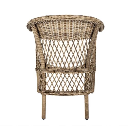 MARCO ALUMINIUM OUTDOOR WICKER CHAIR NATURAL