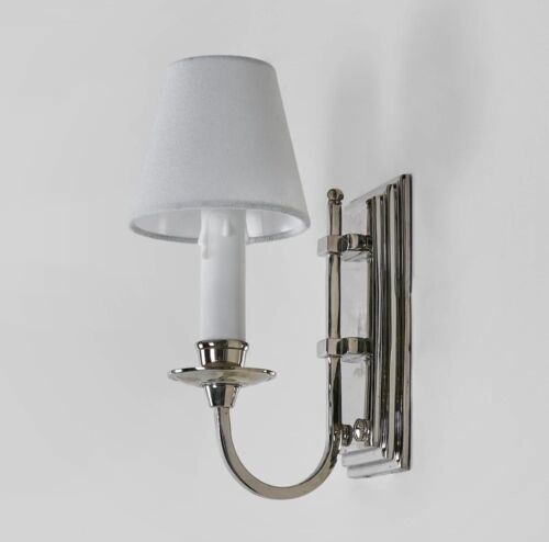 EAST BORNE WALL LIGHT NICKEL (Base Only) By Emac & Lawton