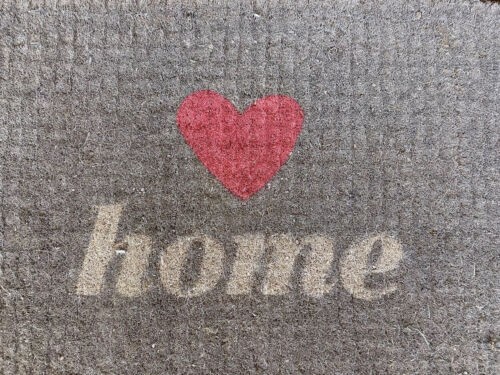High Quality Thick Door Mat Home With Love Heart 45X 75 X 4 CM Doormat Designs