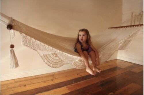Small Hammock Natural - Handmade in South America